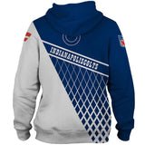 20% SALE OFF Best Indianapolis Colts Hoodies 3D Grid Pattern
