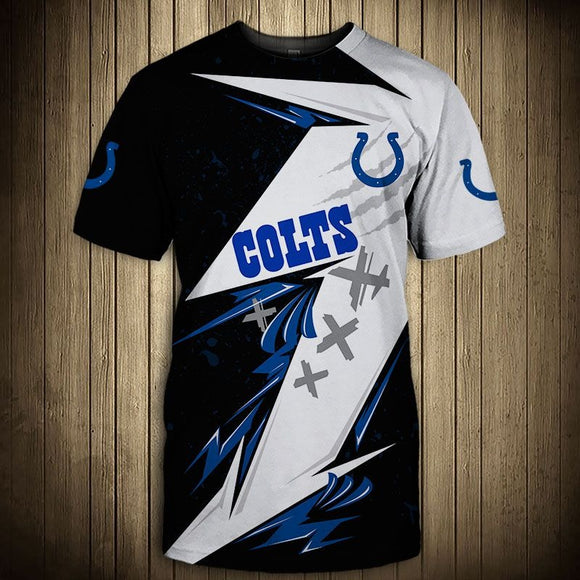 15% SALE OFF Best Black & White Indianapolis Colts T Shirt Mens