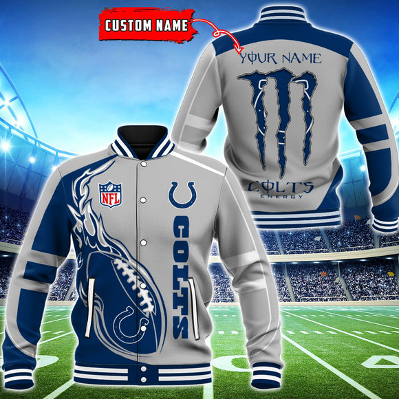 19% OFF Indianapolis Colts Varsity Jackets Monster Energy Custom Name