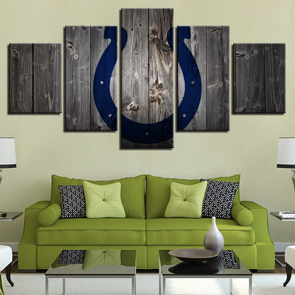 Up to 30% OFF Indianapolis Colts Wall Art Wooden Canvas Print