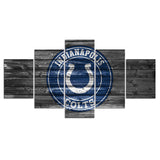 30% OFF Indianapolis Colts Wall Decor Wooden No 2 Canvas Print