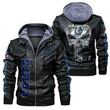 30% OFF Hot Sale Indianapolis Colts Winter Jackets Punisher Skull On Back