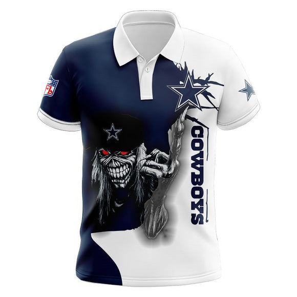 Iron Maiden Fuck Dallas Cowboys Polo Shirt Footballfan365