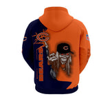 10% OFF Iron Maiden Chicago Bears Zip Up Hoodie - Limited Time Sale