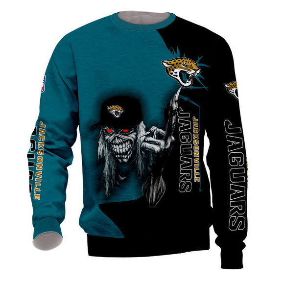 20% OFF Jacksonville Jaguars Crewneck Sweatshirt Iron Maiden Fuck