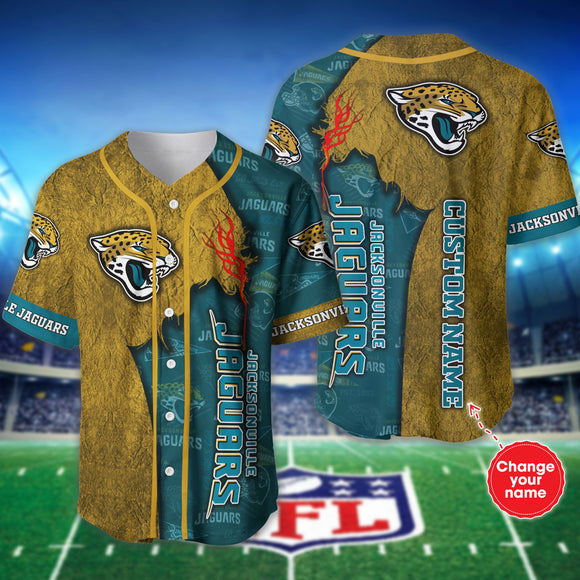 20% OFF Best Jacksonville Jaguars Baseball Jersey Shirt Custom Name