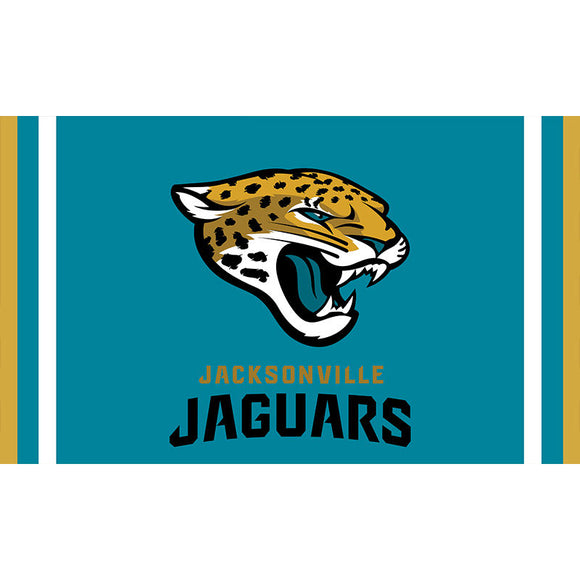 UP TO 25% OFF Jacksonville Jaguars Flags 3x5 Logo Two Strip - Only Today
