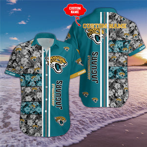 15% SALE OFF Jacksonville Jaguars Hawaiian Shirt Custom Name