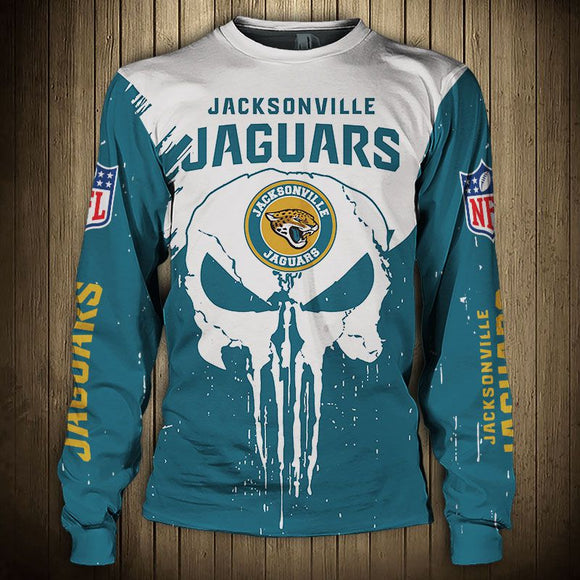 20% OFF Men’s Jacksonville Jaguars Sweatshirt Punisher On Sale