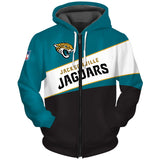 Up To 20% OFF Best Jacksonville Jaguars Zipper Hoodies Football No 07