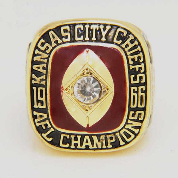 Kansas City Chiefs 1966 Super Bowl I AFL Championship Ring Replica