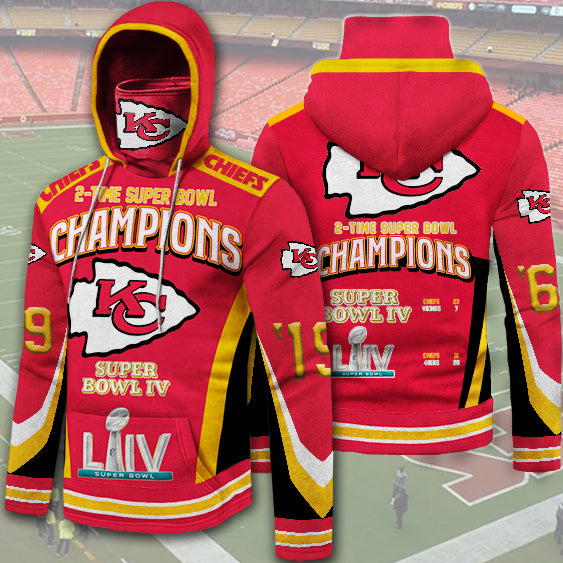 20% Sale OFF Best Kansas City Chiefs 2 Time Super Bowl Hoodies