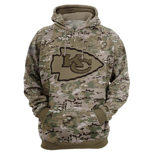 Up To 20% OFF Kansas City Chiefs Camo Hoodie Cheap - Limited Time Sale