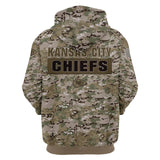 Up To 20% OFF Kansas City Chiefs Camo Hoodie Cheap - Limited Time Sale
