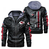 30% OFF Kansas City Chiefs Faux Leather Jacket - Limited Time Offer