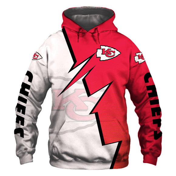 20% OFF Kansas City Chiefs Hoodie Zigzag - Hurry up! Sale Ends in