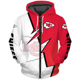 20% OFF Kansas City Chiefs Hoodie Zigzag - Hurry up! Sale Ends in
