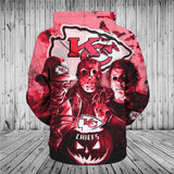 Buy Kansas City Chiefs Hoodies Halloween Horror Night 20% OFF Now