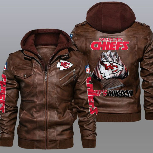 30% OFF New Design Kansas City Chiefs Leather Jacket For True Fan