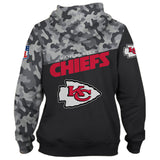 20% OFF Kansas City Chiefs Military Hoodie 3D- Limited Time Sale