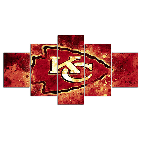 Up to 30% OFF Kansas City Chiefs Wall Art Cool Logo Canvas Print