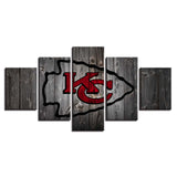 Up to 30% OFF Kansas City Chiefs Wall Art Wooden Canvas Print