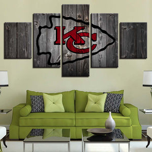 Up to 30% OFF Kansas City Chiefs Wall Art Wooden Canvas Print