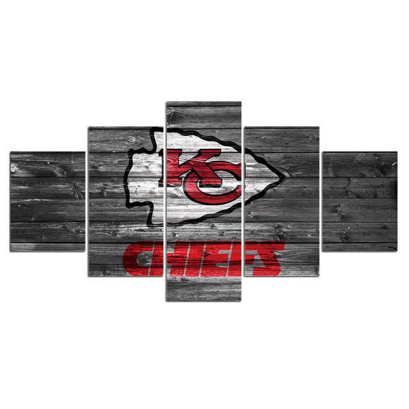 30% OFF Kansas City Chiefs Wall Decor Wooden No 2 Canvas Print