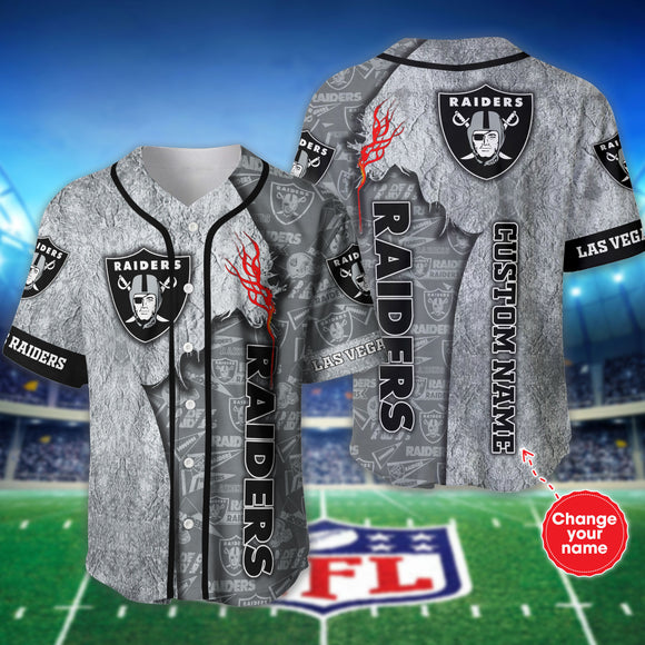 20% OFF Best Las Vegas Raiders Baseball Jersey Shirt Custom Name