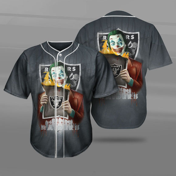 UP To 20% OFF Best Las Vegas Raiders Baseball Jersey Shirt Joker Graphic