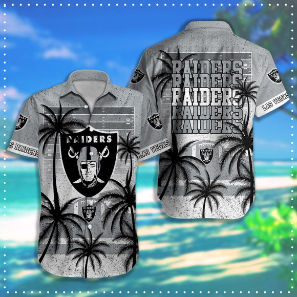 15% SALE OFF Las Vegas Raiders Hawaiian Shirt Coconut Tree & Ball