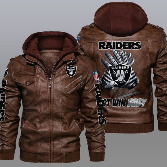 30% OFF New Design Las Vegas Raiders Leather Jacket For True Fan