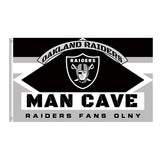 25% SALE OFF Las Vegas Raiders Man Cave Flag 3x5 Ft