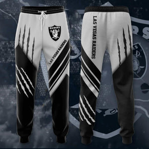 18% OFF Best Las Vegas Raiders Sweatpants 3D Stripe - Limited Time Offer