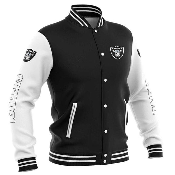18% SALE OFF Men’s Las Vegas Raiders Full-nap Jacket On Sale
