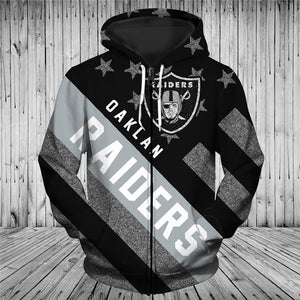 Up To 20% OFF Las Vegas Raiders Zip Up Hoodies Banner For Sale