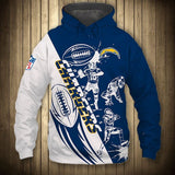 Up To 20% OFF Los Angeles Chargers 3D Hoodies Player Football