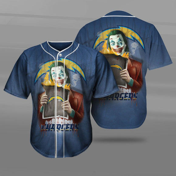 UP To 20% OFF Best Los Angeles Chargers Baseball Jersey Shirt Joker Graphic