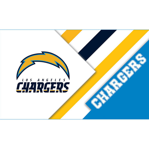 Up To 25% OFF Los Angeles Chargers Flag 3x5 Diagonal Stripes For Sale