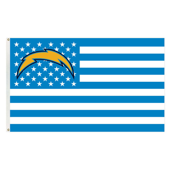 25% OFF Los Angeles Chargers Flag American Stars & Stripes For Sale