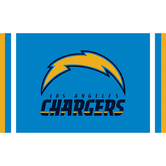 UP TO 25% OFF Los Angeles Chargers Flags 3x5 Logo Two Strip - Only Today