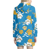 15% OFF Best Los Angeles Chargers Floral Hoodie Dress Cheap