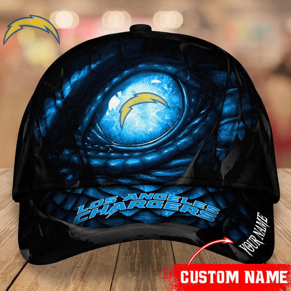 Lowest Price Los Angeles Chargers Hats Dragon's Eye Custom Name