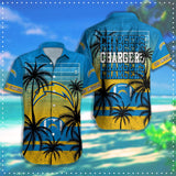 15% SALE OFF Los Angeles Chargers Hawaiian Shirt Coconut Tree & Ball