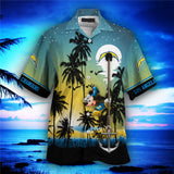 18% OFF Cheap Los Angeles Chargers Hawaiian Shirt Hawaii Night Sky