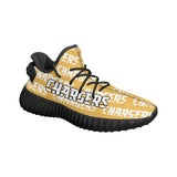 Los Angeles Chargers Shoes Team Name Repeat - Yeezy Boost 350 style