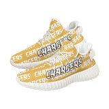Los Angeles Chargers Shoes Team Name Repeat - Yeezy Boost 350 style