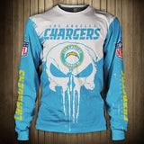 20% OFF Men’s Los Angeles Chargers Sweatshirt Punisher On Sale