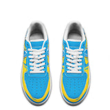 23% OFF Best Los Angeles Chargers Sneakers Air Force Mens Womens