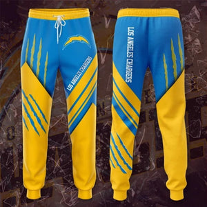 18% OFF Best Los Angeles Chargers Sweatpants 3D Stripe - Limited Time Offer